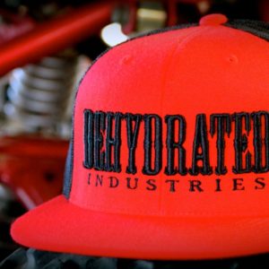 Red and Black Mesh Snapback