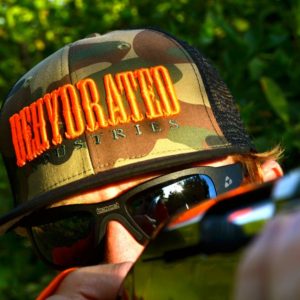 Camo and Orange Mesh Snapback