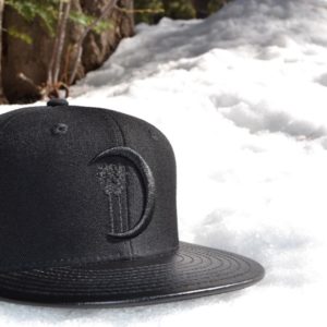 Black on Black Vinyl Bill Snapback
