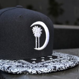 Black and White Bandana Snapback