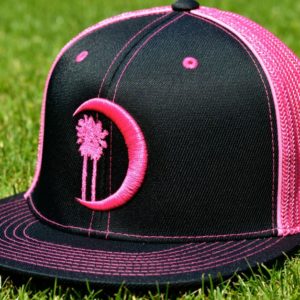 Black and Pink Mesh Flex Fit